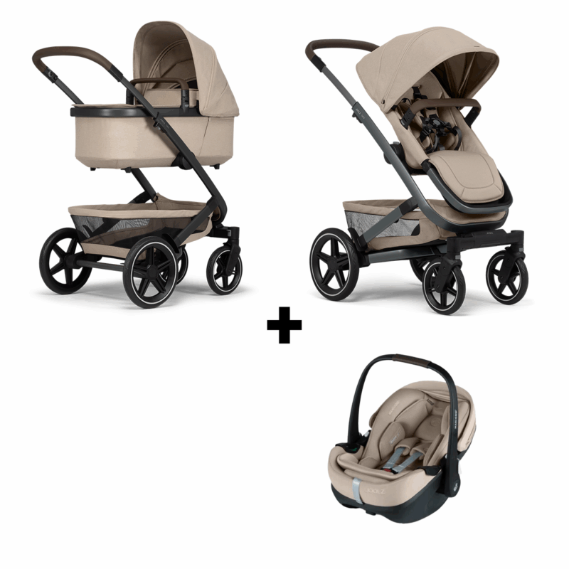Kinderwagen Joolz Geo³ Sandy Taupe + Autostoel Joolz x Maxi-Cosi Pebble Pro 360