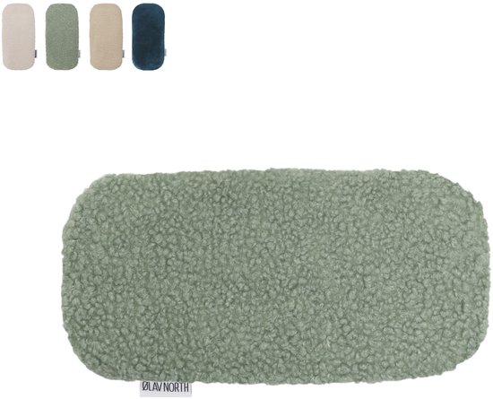 Ølav North Warmtekussen voor baby's - Verlicht baby krampjes - Pittenzak met teddy hoes - Forrest Green