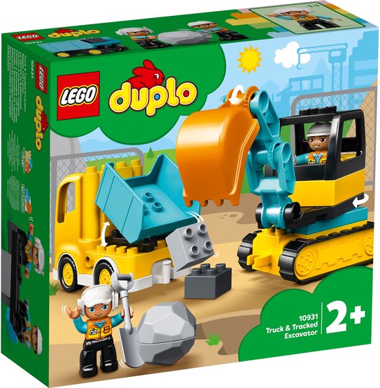 LEGO DUPLO Truck & Graafmachine met rupsbanden - 10931