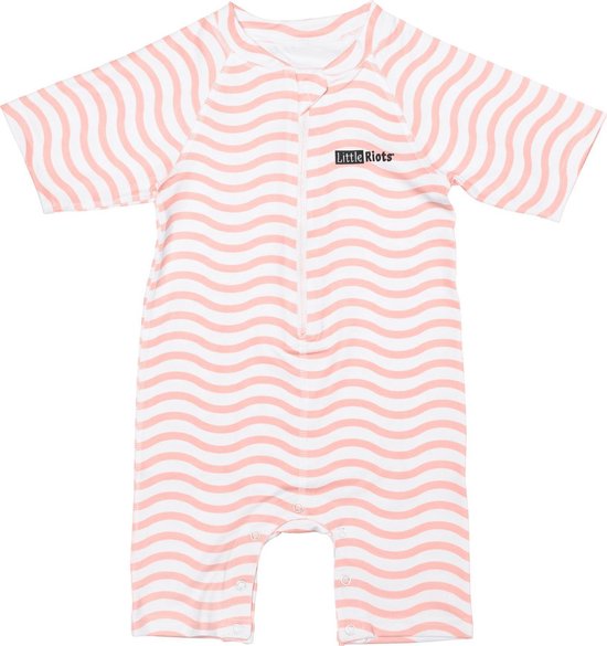 Little Riots - UV-Zwempak - UPF50+ - Wave Roze - maat 74/80