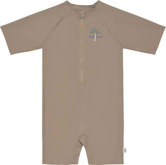 Lässig Splash & Fun Zwempak met korte mouw choco, 13-18 maanden Maat 86