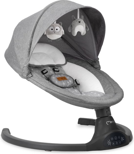 Momi Kenani Dark Grey Elektrische Babyschommel BULE00022