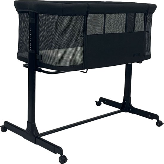 Novi Baby® Kyan Co-Sleeper - Donker Grijs/zwart - Wieg