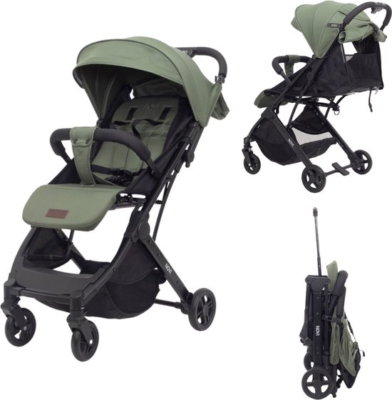 Novi Baby® Travel Go Buggy - Groen - afneembare wielen