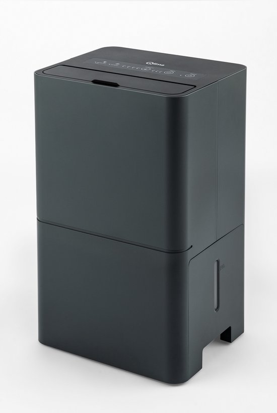 Qlima D 812 Smart - Luchtontvochtiger - Ontvochtiger 12 Liter per dag - Voorzien van HAF en Koolstoffilter - Geschikt voor Woonkamer, Slaapkamer, Badkamer en Kelder - Bedienbaar via App - Stil in gebruik