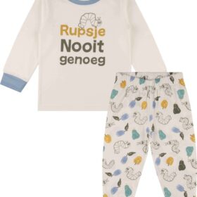Rupsje Nooitgenoeg, 2022 pyjama jongens blauw-74/80