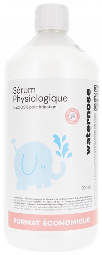 Waternose Fysiologische Zoutoplossing 1 L