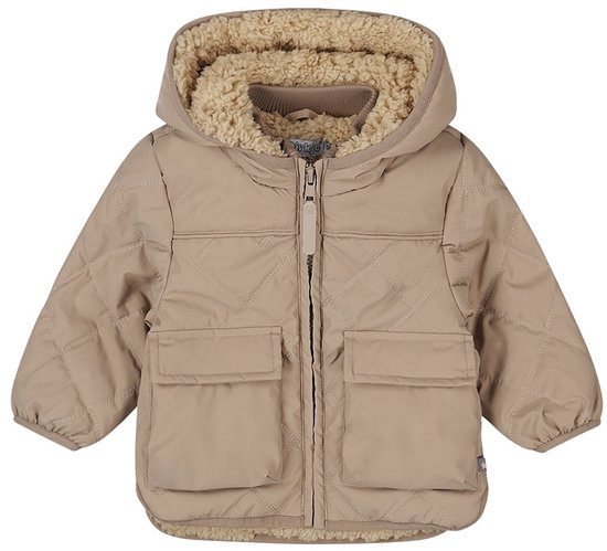 Dirkje Jongens Jas - Faded brown