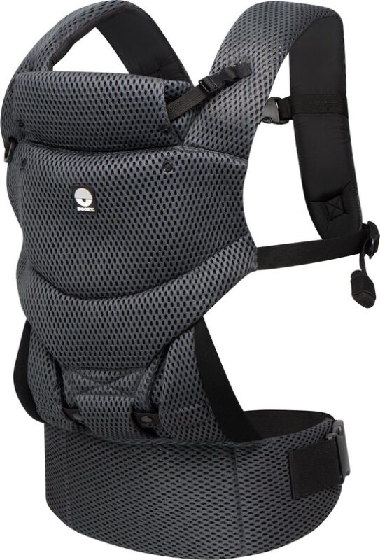 Dooky Draagzak Baby - Baby Carrier Urban Comfort Grey sapphire - Kinderdrager - Draagzak Peuter en Baby 3,5-15 kg - Ergonomische M-positie - Rugdrager - Verstelbaar en Ademend - Draagzakken - Babydraagzak