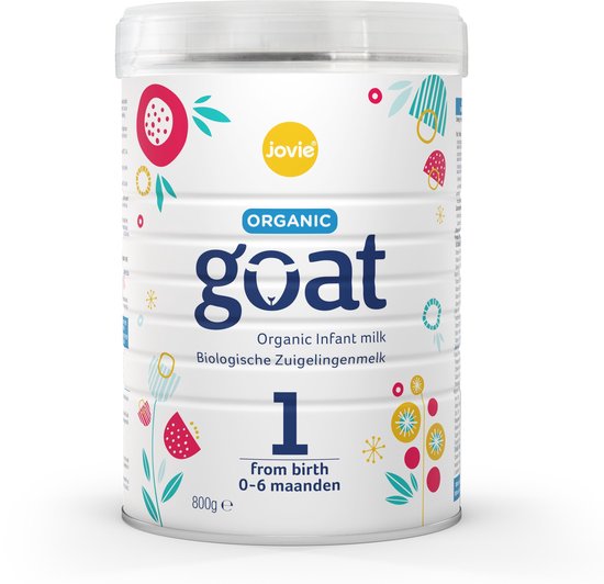Jovie Goat Biologische Zuigelingenmelk 1 - Op basis van geitenmelk - 0-6 maanden - 4x800g