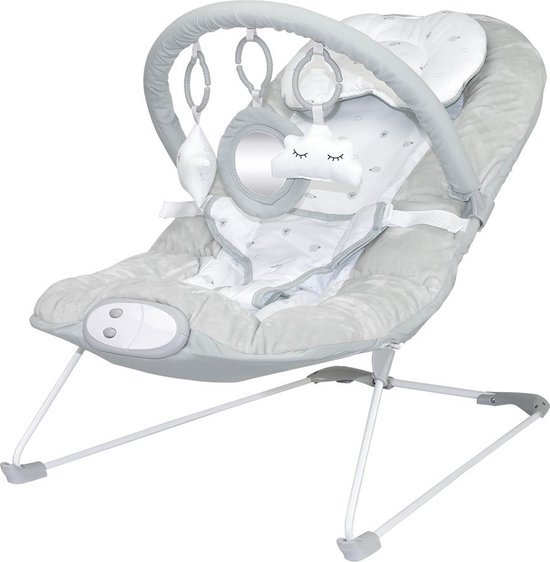 Novi Baby Musical Cloud Wipstoel - Schommelstoel - Grijs - Bouncer