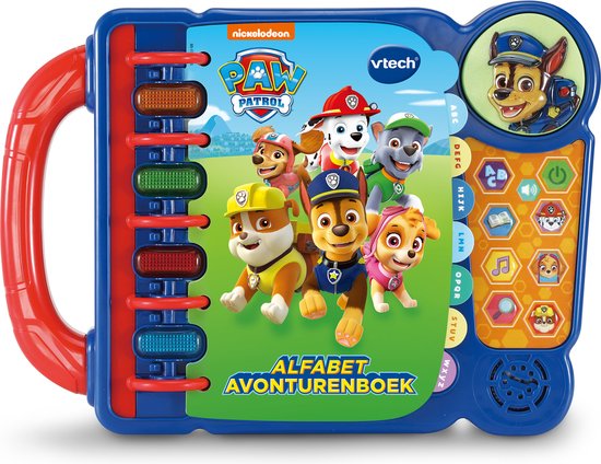 VTech PAW Patrol Alfabet Avonturenboek - Educatief Speelgoed - Interactief Boek voor Kinderen - Vanaf 3 Jaar tot 7 Jaar