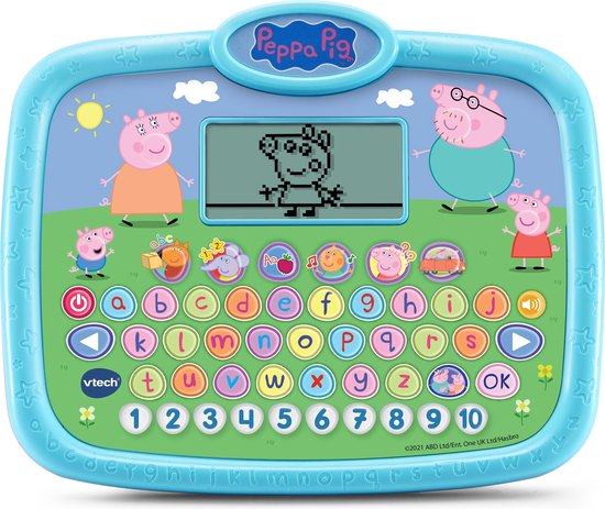 VTech Peppa Pig Tablet - Kinder Leercomputer - Educatief Speelgoed - Letters, Voorwerpen, Cijfers & Tellen
