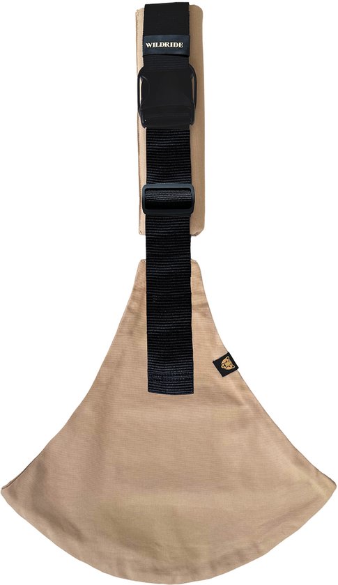 Wildride Kinderdrager Beige - Draagzak voor kinderen van 9 maanden tot 4 jaar - Tot 20 kg - Baby Carrier Lichtgewicht & Draagbaar