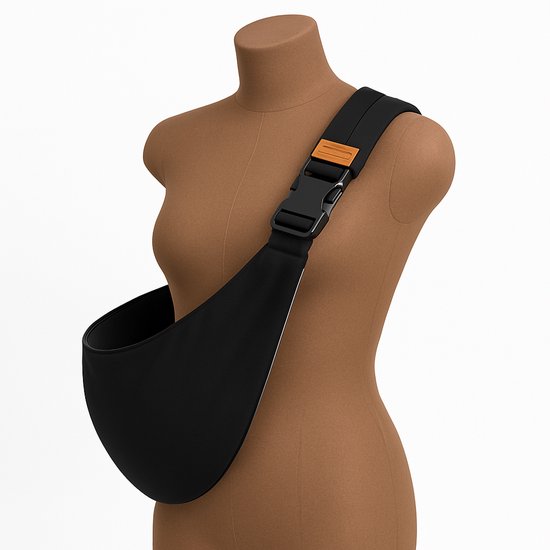 Baby Carrier - Draagdoek - Peuter draagzak - Buikdrager - Eenvoudig - Ergonomisch - Verstelbaar - Stijlvol - Zwart