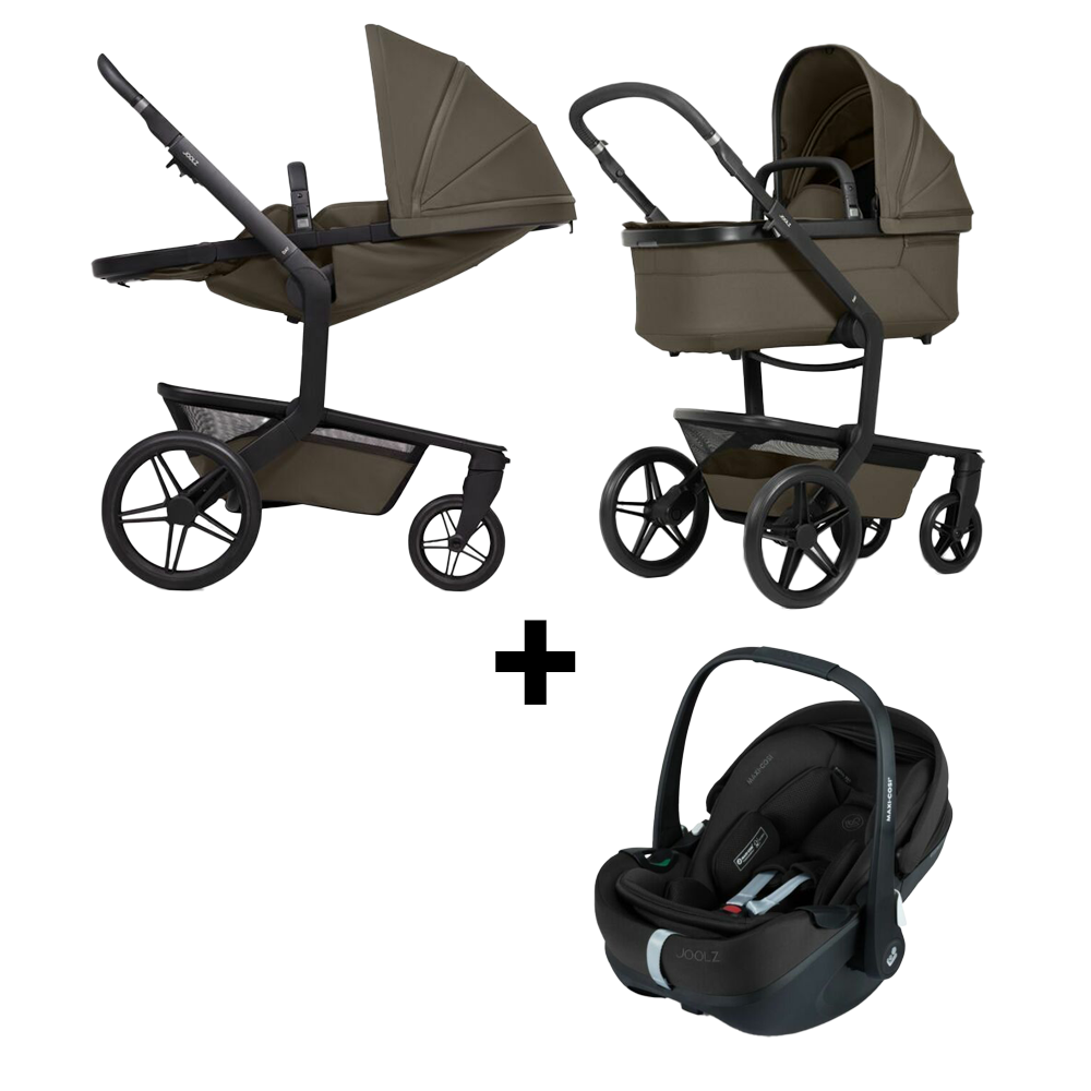 Kinderwagen Joolz Day5 Hazel Brown + Autostoel Joolz x Maxi-Cosi Pebble Pro 360