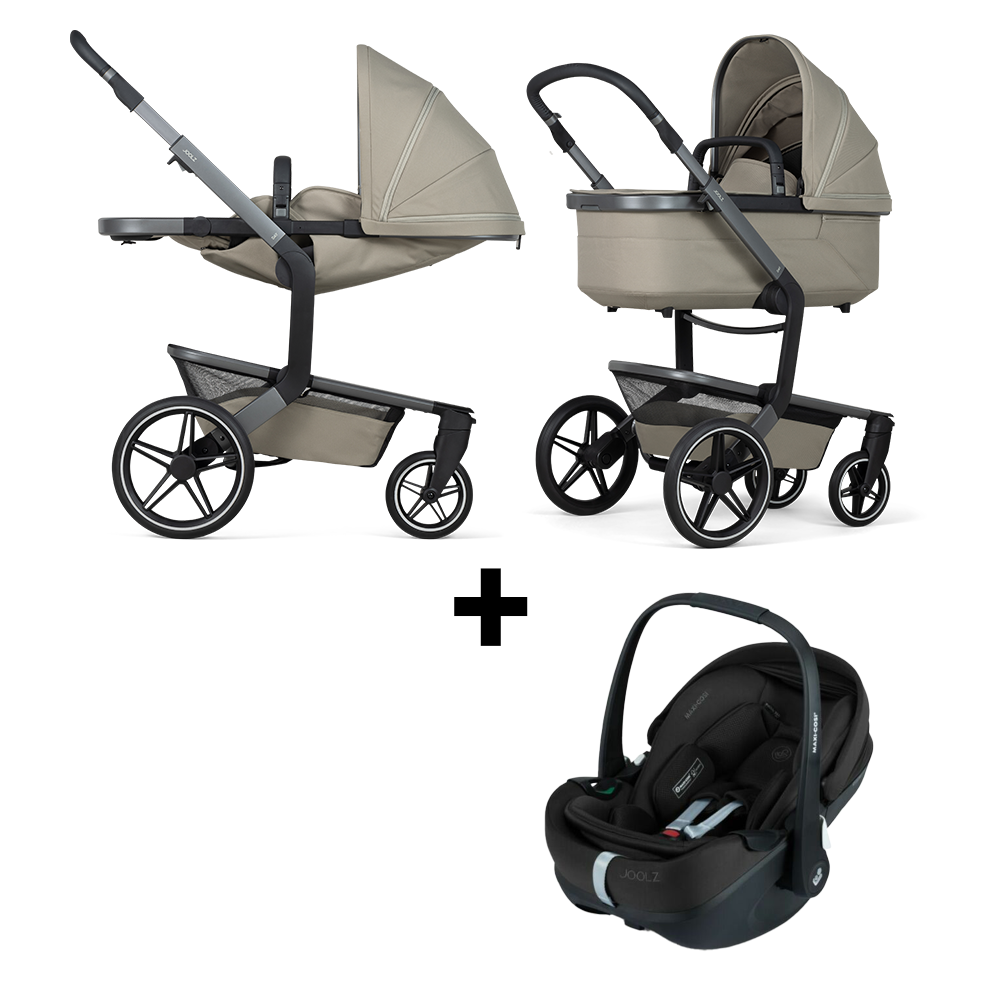 Kinderwagen Joolz Day5 Sage Green + Autostoel Joolz x Maxi-Cosi Pebble Pro 360
