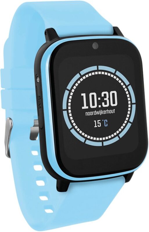 One2track Connect NEXT Blauw | GPS horloge voor kinderen | Bekijk de locatie van je kind. Stel veilige zones in. En videobellen met de leukste smartwatch voor kinderen