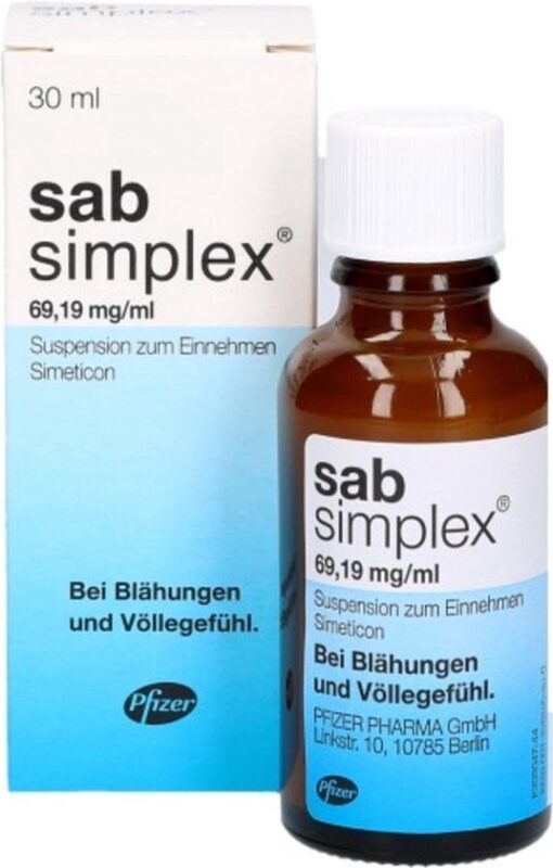 Sab Simplex 30ml - helpt tegen darmkrampjes baby